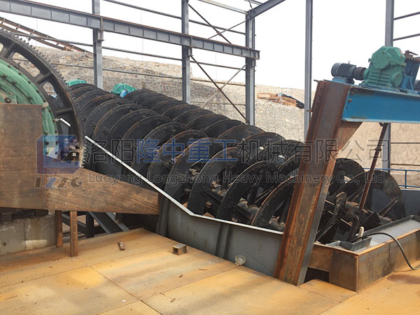 洗砂機使用現場(chǎng)