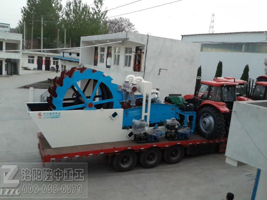 洗砂回收一體機裝車(chē)圖