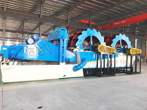 加工完成的雙重葉輪多功能洗砂機