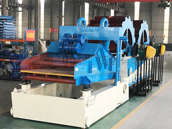 加工完成的雙重葉輪多功能洗砂機