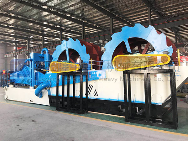 加工完成的雙重葉輪多功能洗砂機